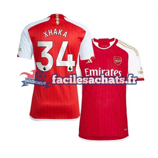 Maillot Arsenal Xhaka 34 2023-2024 Domicile Homme MC