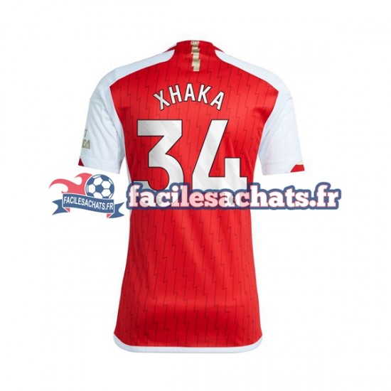 Maillot Arsenal Xhaka 34 2023-2024 Domicile Homme MC