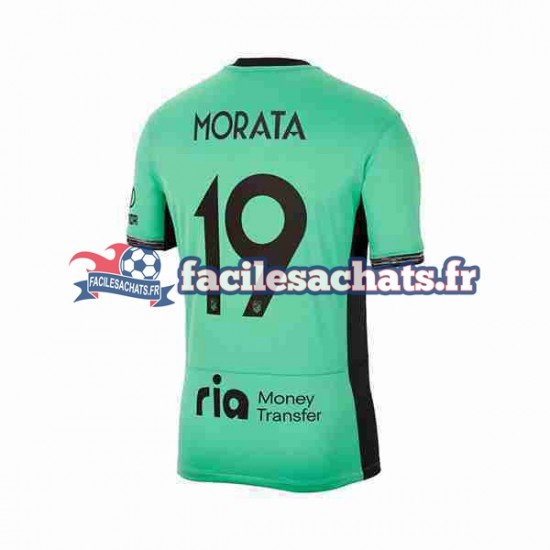 Maillot Atlético Madrid Alvaro Morata 19 2023-2024 3ème Homme MC