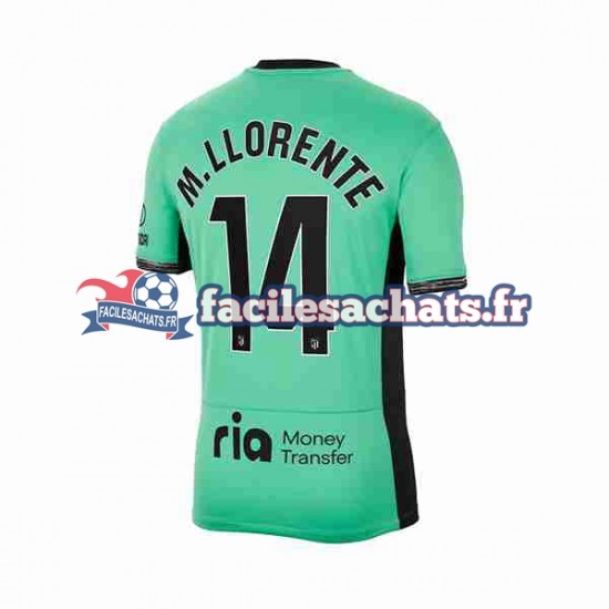 Maillot Atlético Madrid Marcos Llorente 14 2023-2024 3ème Homme MC