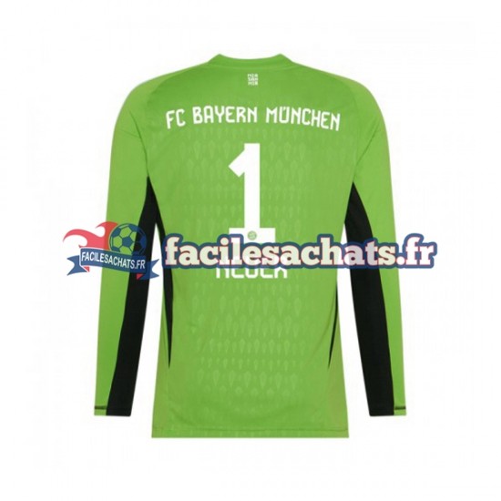 Maillot Bayern Munich Manuel Neuer 1 2023-2024 Gardien Extérieur Homme ML