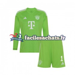 Maillot Bayern Munich Manuel Neuer 1 2023-2024 Gardien Extérieur Enfant ML