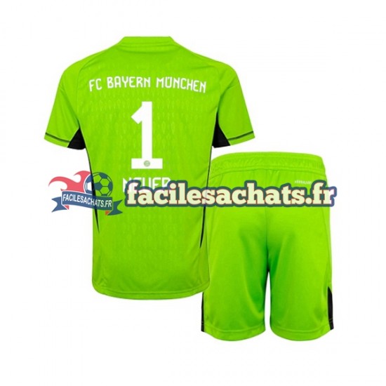 Maillot Bayern Munich Manuel Neuer 1 2023-2024 Gardien Extérieur Enfant MC