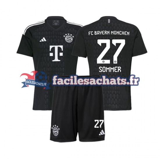 Maillot Bayern Munich Yann Sommer 27 2023-2024 Gardien Domicile Enfant MC