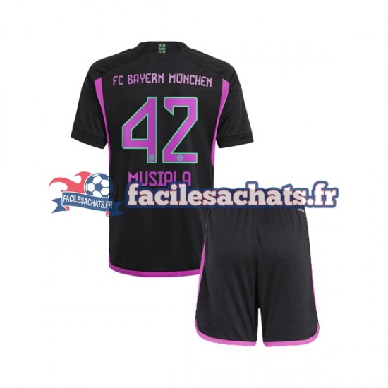 Maillot Bayern Munich Jamal Musiala 42 2023-2024 Extérieur Enfant MC