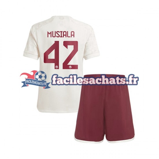 Maillot Bayern Munich Jamal Musiala 42 2023-2024 3ème Enfant MC