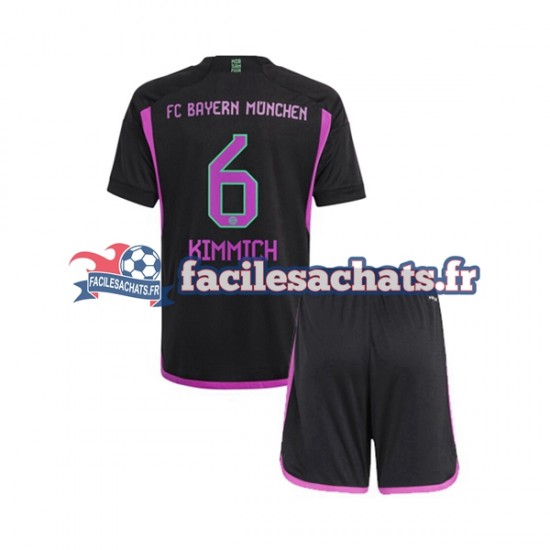 Maillot Bayern Munich Kimmich 6 2023-2024 Extérieur Enfant MC