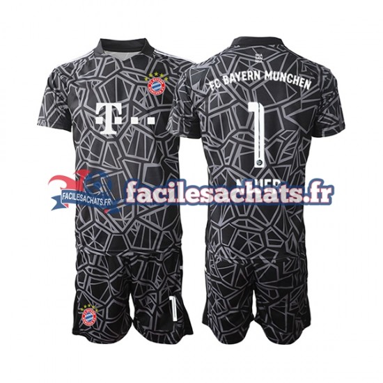 Maillot Bayern Munich Manuel Neuer 1 2022-2023 Gardien Domicile Enfant MC