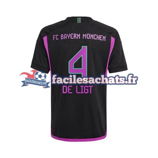 Maillot Bayern Munich Matthijs de Ligt 4 2023-2024 Extérieur Homme MC