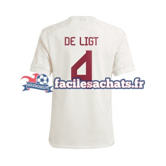 Maillot Bayern Munich Matthijs de Ligt 4 2023-2024 3ème Homme MC