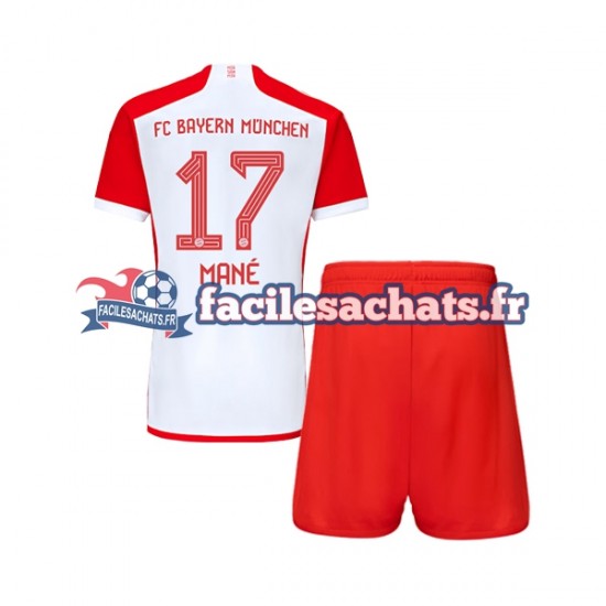 Maillot Bayern Munich Sadio Mane 17 2023-2024 Domicile Enfant MC