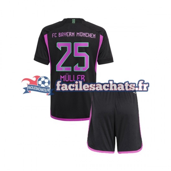 Maillot Bayern Munich Thomas Muller 25 2023-2024 Extérieur Enfant MC