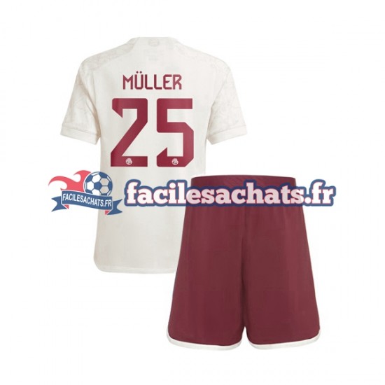 Maillot Bayern Munich Thomas Muller 25 2023-2024 3ème Enfant MC