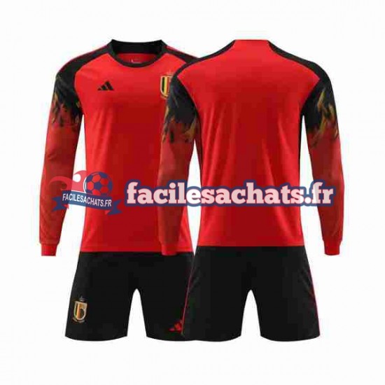 Maillot Belgique World Cup 2022 Domicile Enfant ML