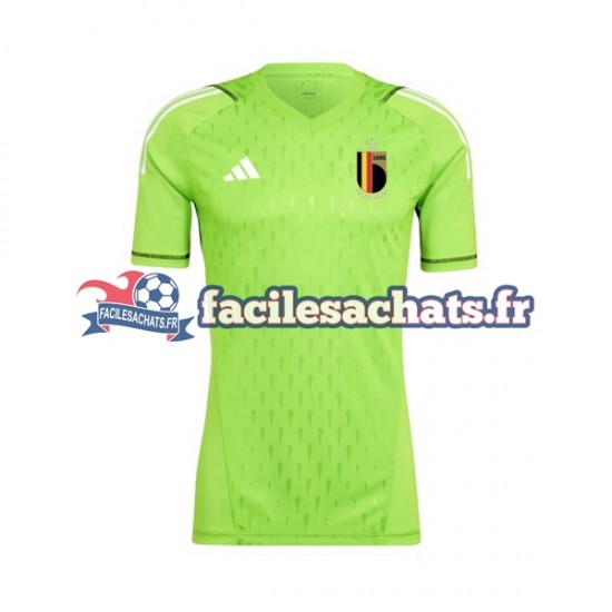 Maillot Belgique 2022 Gardien Domicile Homme MC