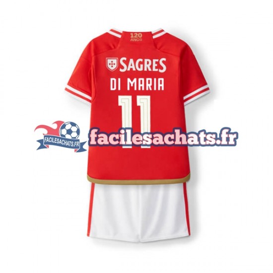 Maillot Benfica Di Maria 11 2023-2024 Domicile Enfant MC