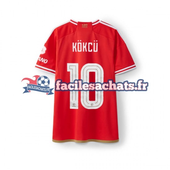 Maillot Benfica Orkun Kokcu 10 2023-2024 Domicile Homme MC