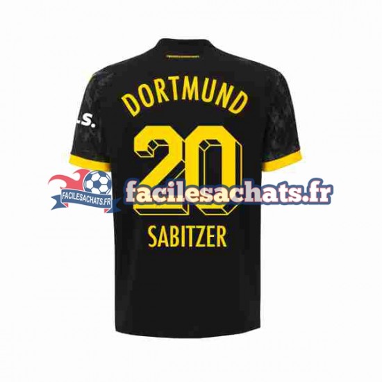 Maillot Borussia Dortmund Marcel Sabitzer 20 2023-2024 Extérieur Homme MC