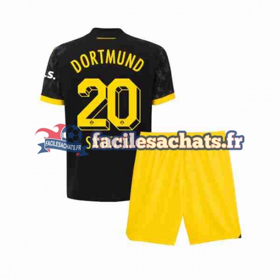 Maillot Borussia Dortmund Marcel Sabitzer 20 2023-2024 Extérieur Enfant MC