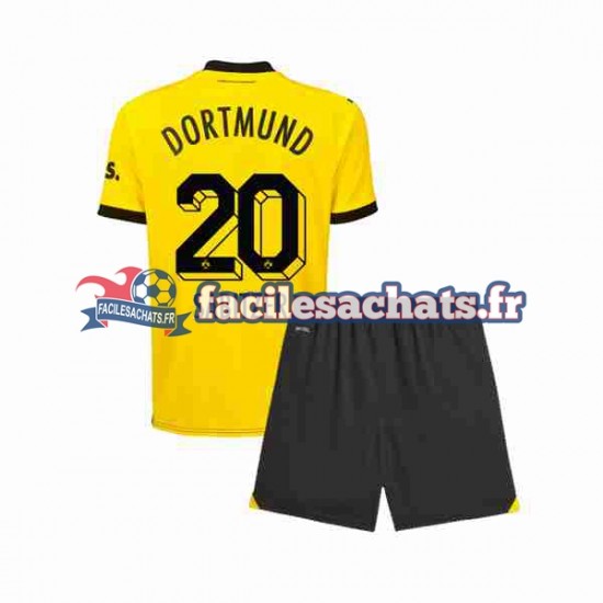 Maillot Borussia Dortmund Marcel Sabitzer 20 2023-2024 Domicile Enfant MC