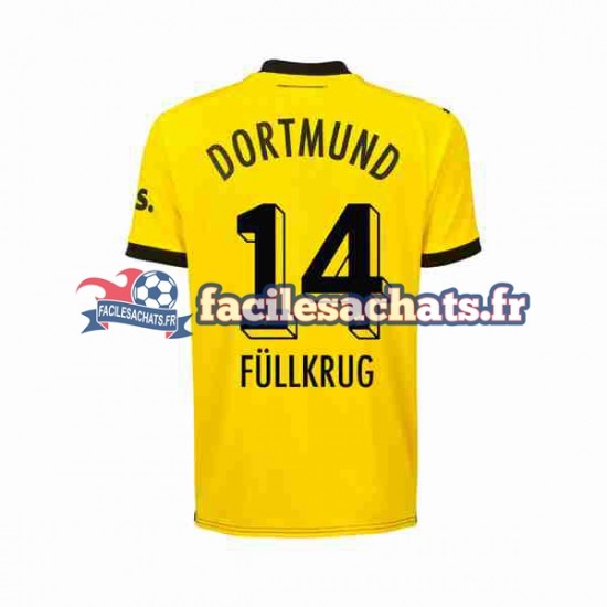 Maillot Borussia Dortmund Niclas Fullkrug 14 2023-2024 Domicile Homme MC