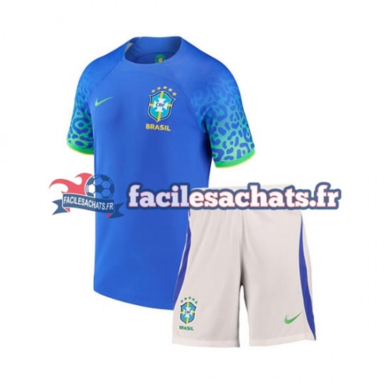 Maillot Brésil World Cup 2022 Extérieur Enfant MC