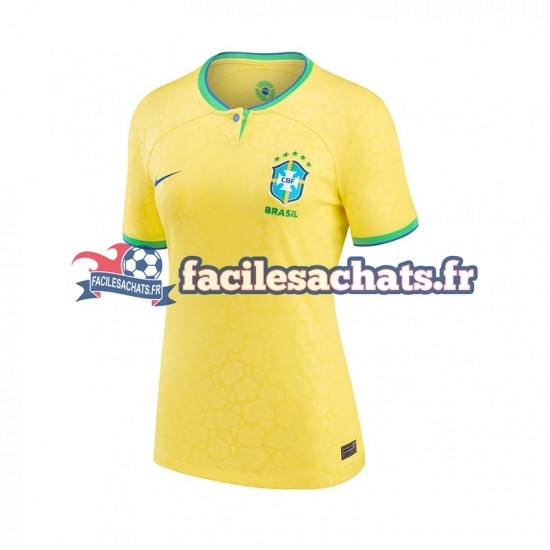 Maillot Brésil World Cup 2022 Domicile Femme MC