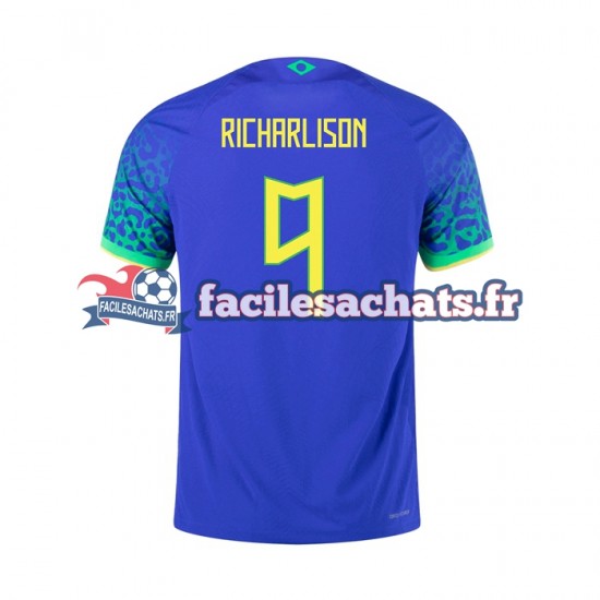 Maillot Brésil RICHARLISON 9 2022 Extérieur Homme MC