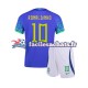 Maillot Brésil Ronaldinho 10 World Cup 2022 Extérieur Enfant MC