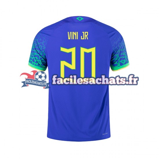 Maillot Brésil Vinicius Junior 20 World Cup 2022 Extérieur Homme MC