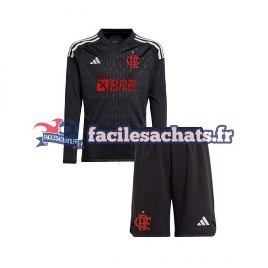 Maillot CR Flamengo 2023-2024 Gardien Extérieur Enfant ML