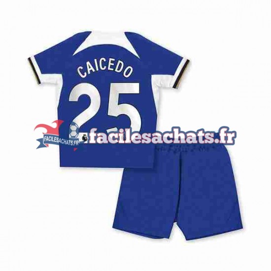 Maillot Chelsea Moises Caicedo 25 2023-2024 Domicile Enfant MC