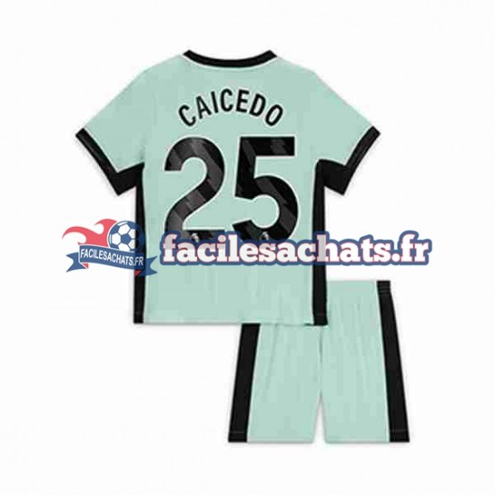 Maillot Chelsea Moises Caicedo 25 2023-2024 3ème Enfant MC