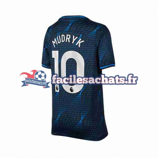 Maillot Chelsea Mykhaylo Mudryk 10 2023-2024 Extérieur Homme MC