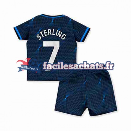 Maillot Chelsea Raheem Sterling 7 2023-2024 Extérieur Enfant MC