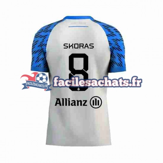 Maillot Club Brugge Michal Skoras 8 2023-2024 Extérieur Homme MC