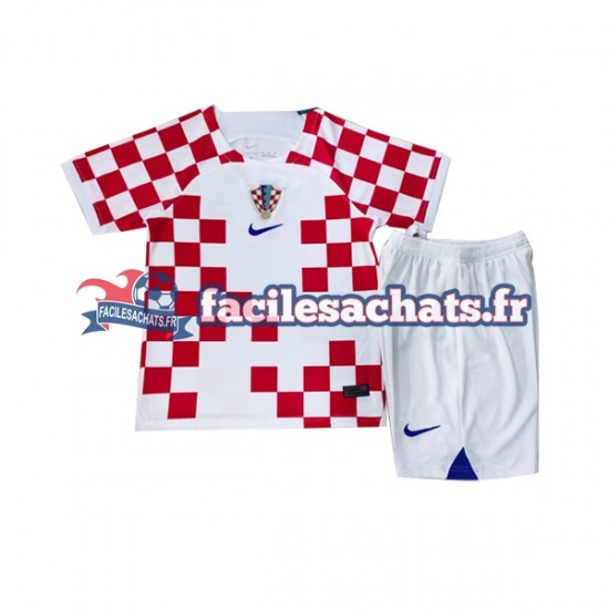 Maillot Croatie World Cup 2022 Domicile Enfant MC