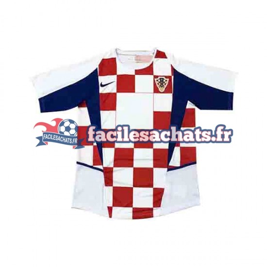 Maillot Croatie 2002 Domicile Homme MC