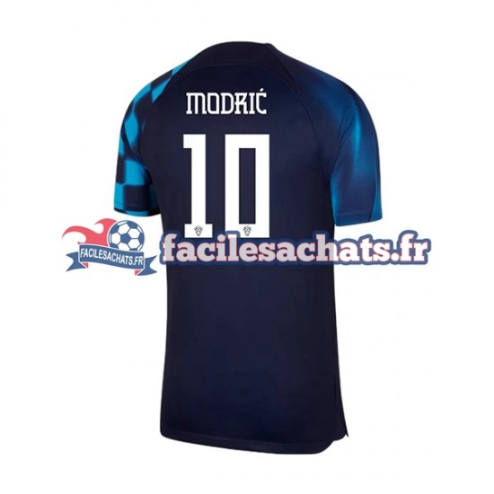 Maillot Croatie Modric 10 World Cup 2022 Extérieur Homme MC