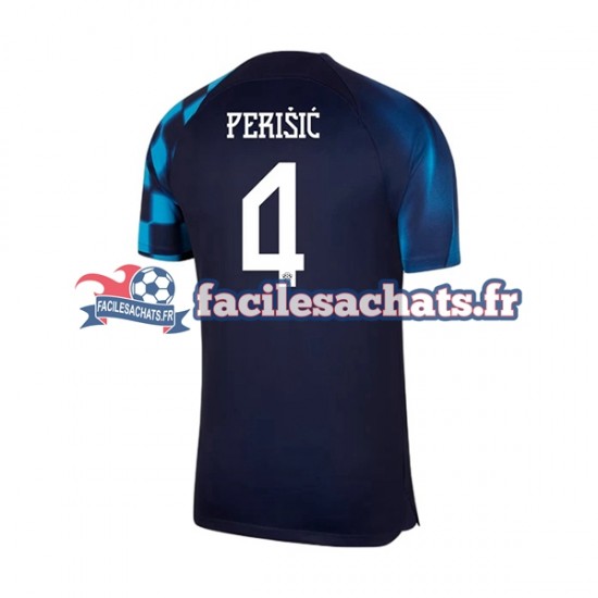 Maillot Croatie Perisic 4 World Cup 2022 Extérieur Homme MC