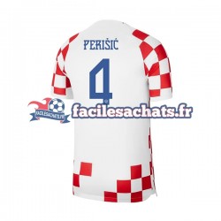 Maillot Croatie Perisic 4 World Cup 2022 Domicile Homme MC