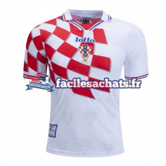 Maillot Croatie Retro 1998 Domicile Homme MC