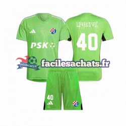 Maillot Dinamo Zagreb Livakovic 40 2023-2024 Gardien Domicile Enfant MC