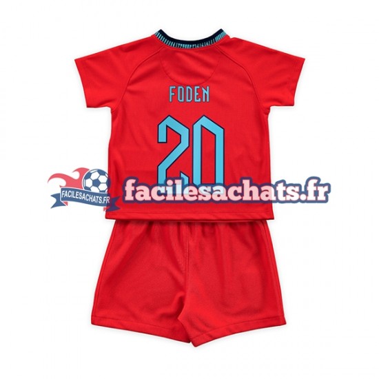 Maillot Angleterre Foden 20 World Cup 2022 Extérieur Enfant MC