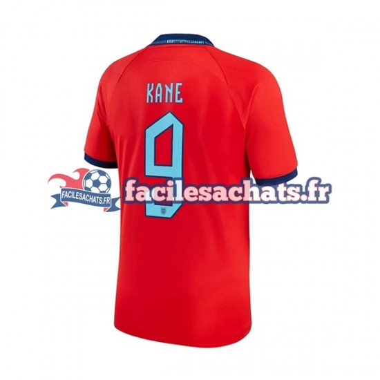 Maillot Angleterre Kane 9 World Cup 2022 Extérieur Homme MC