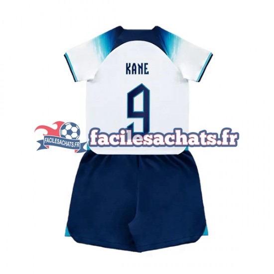 Maillot Angleterre Kane 9 World Cup 2022 Domicile Enfant MC