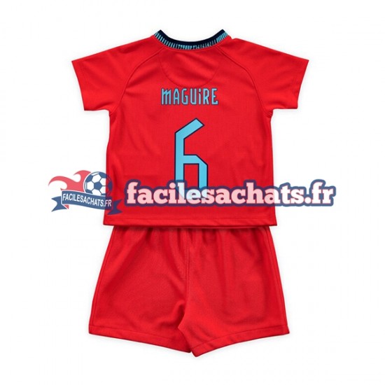 Maillot Angleterre Maguire 6 World Cup 2022 Extérieur Enfant MC