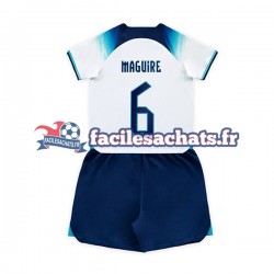 Maillot Angleterre Maguire 6 World Cup 2022 Domicile Enfant MC