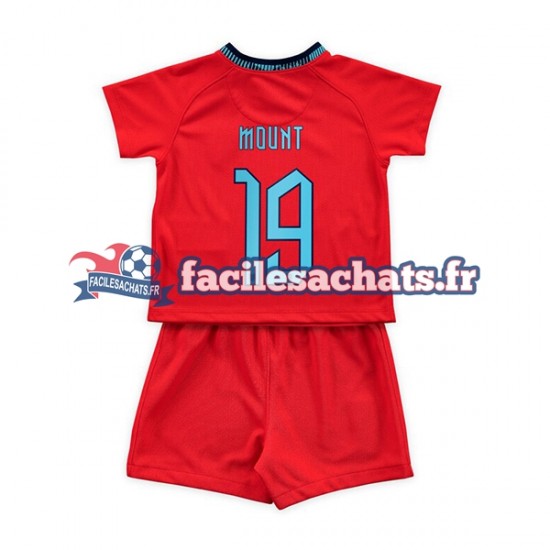 Maillot Angleterre Mount 19 World Cup 2022 Extérieur Enfant MC