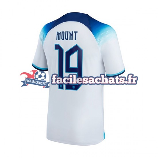 Maillot Angleterre Mount 19 World Cup 2022 Domicile Homme MC